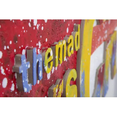 OBRAZ NA PŁÓTNIE MUSIC 100X3,5X100 cm